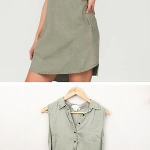 C&C California Olive Midi Dress